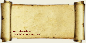 Jasmina Sretenović vizit kartica